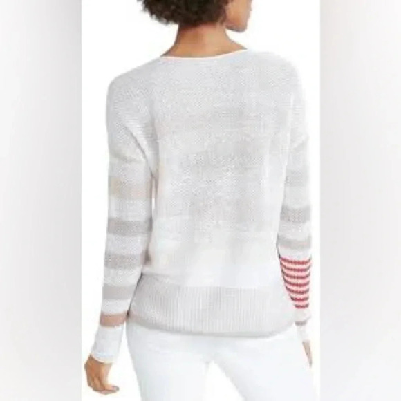 Nic + Zoe Cannon Linen & Cotton Blend Lightweight Sweater - Size Medium - Picture 2 of 7